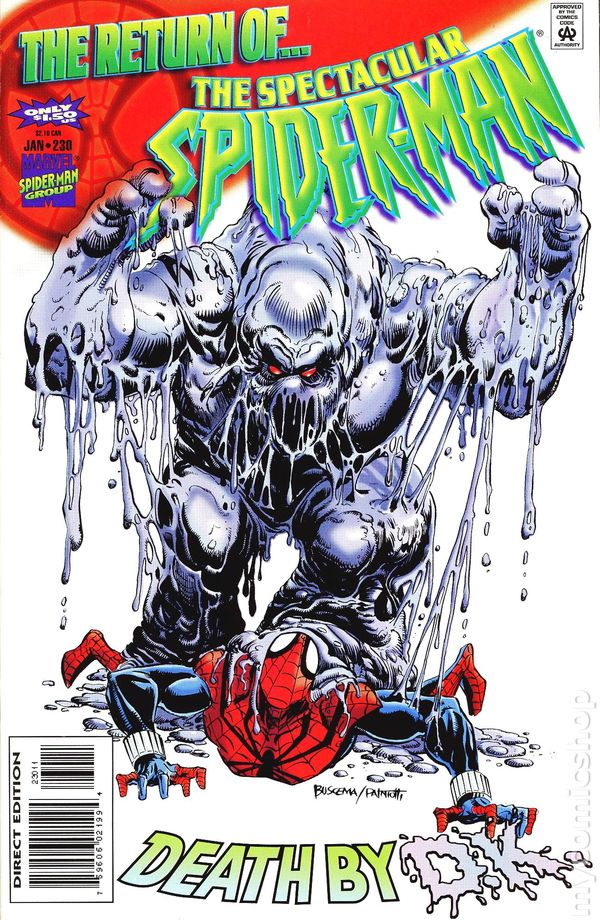 The Return of the Spectacular Spider-Man #230 Death By D.K.