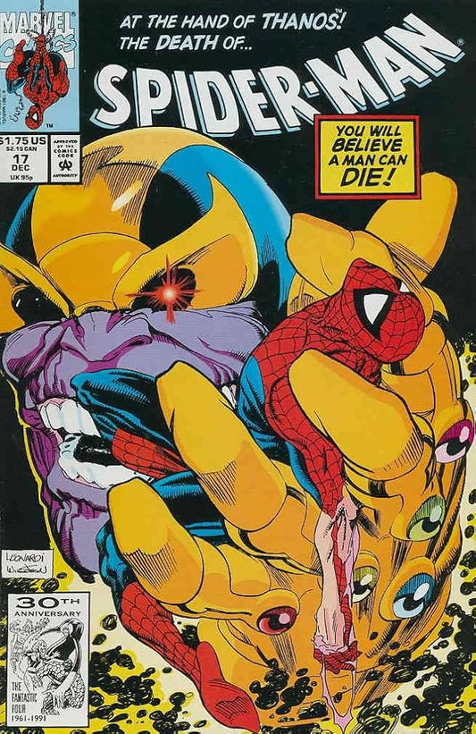 Spider-Man #17 At the Hands of Thenos! The Death of Spider-Man