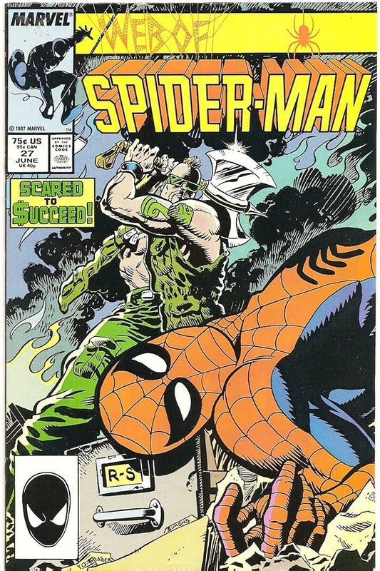 Web of Spider-Man #27 Scared to Succeed!