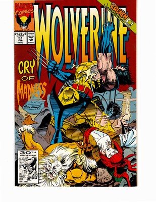 Wolverine #51 Cry of Madness the Crunch Conundrum 1 of 3